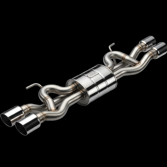 ferrari exhaust product image plain black background