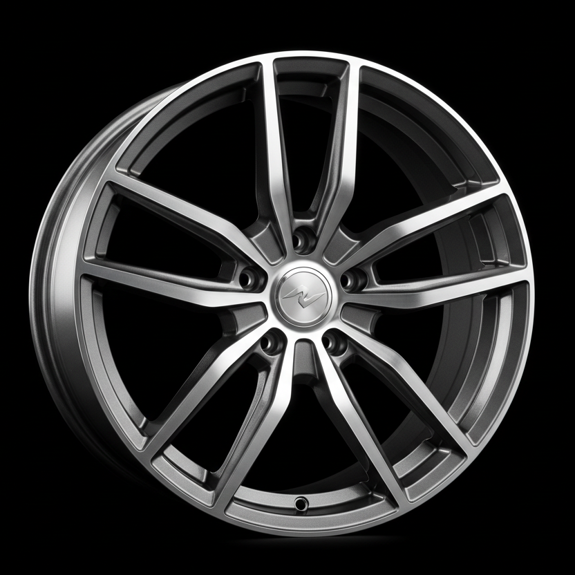 wheel product image plain black background